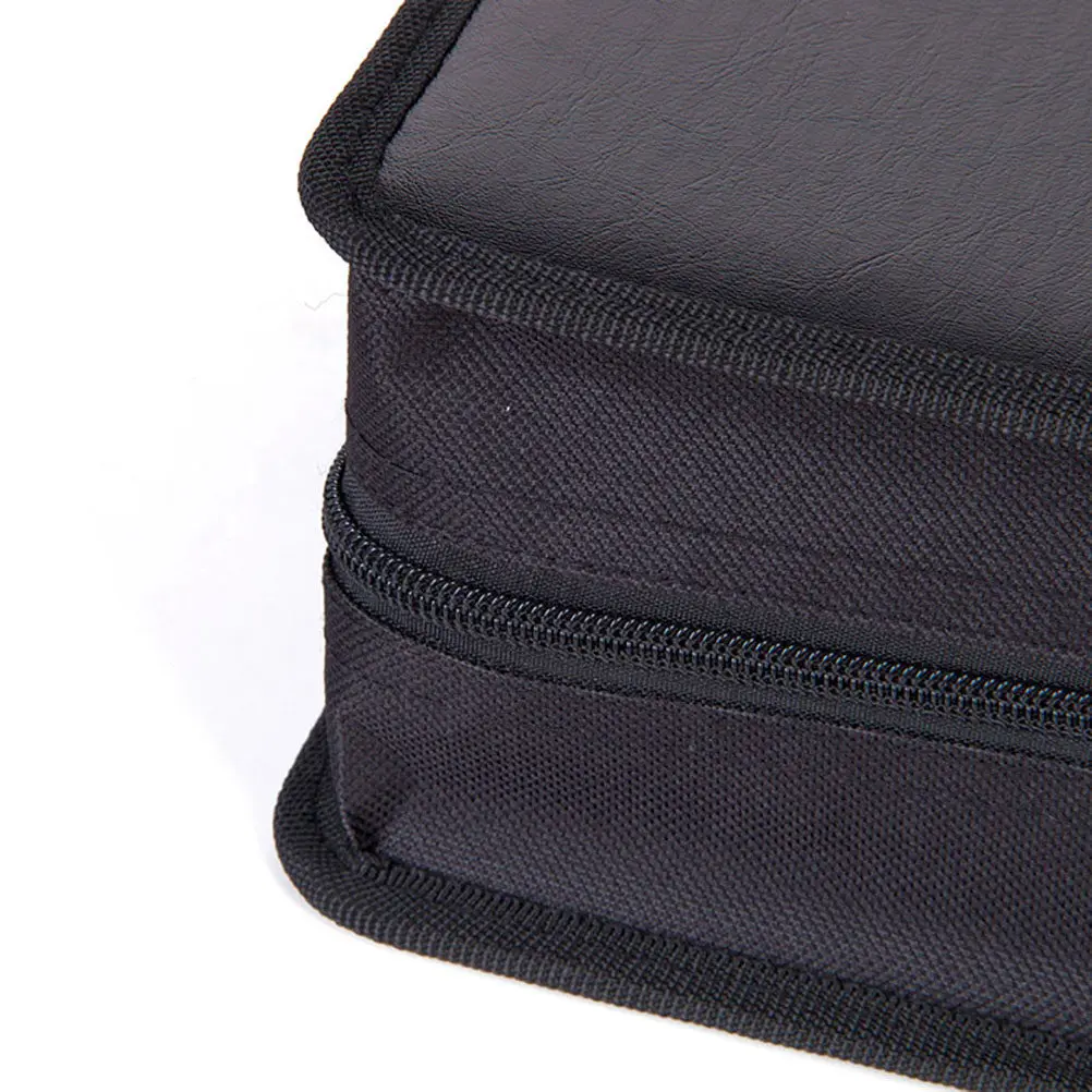 128Pcs Cd Box Premium Material Cd Storage Bag Large Capacity Portable Design Comfortable Handle for Cds Dvds Music Film