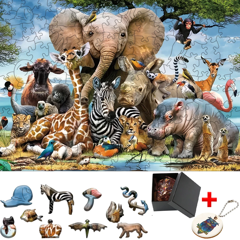 

Puzzle Toy Puzzles Children Puzzle Adults Wooden Jigsaw Puzzles For Kids Board Games Hell Difficulty Wood Toys Parent child Game