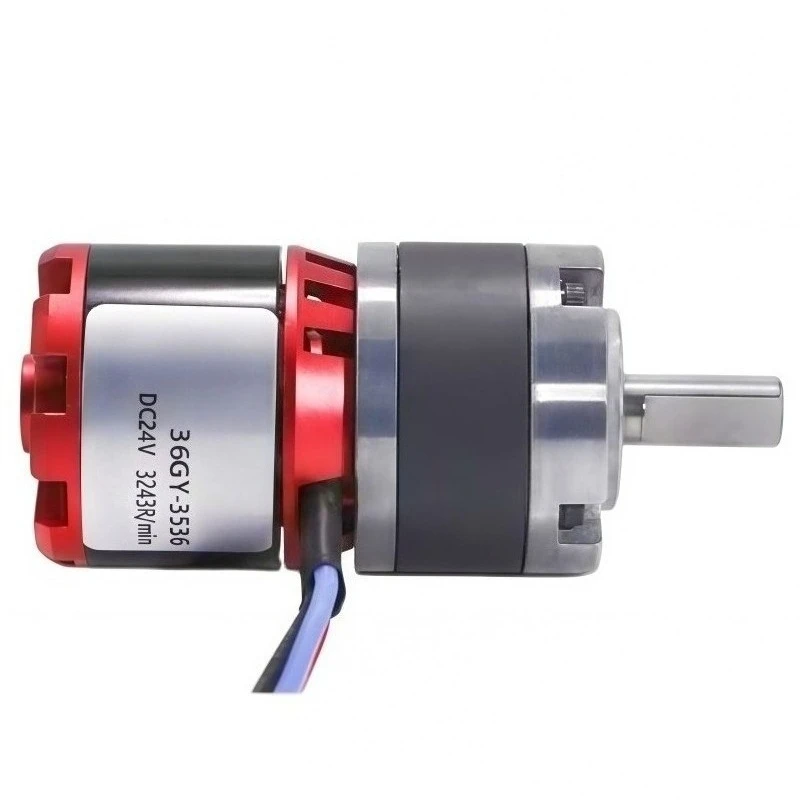 Brushless Planetary DC External Rotor Speed Reducer Motor 36GY-3536, with High Torque, Reversible Motor