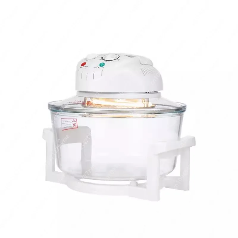110V Glass Visible Air Fryer Light Wave Oven