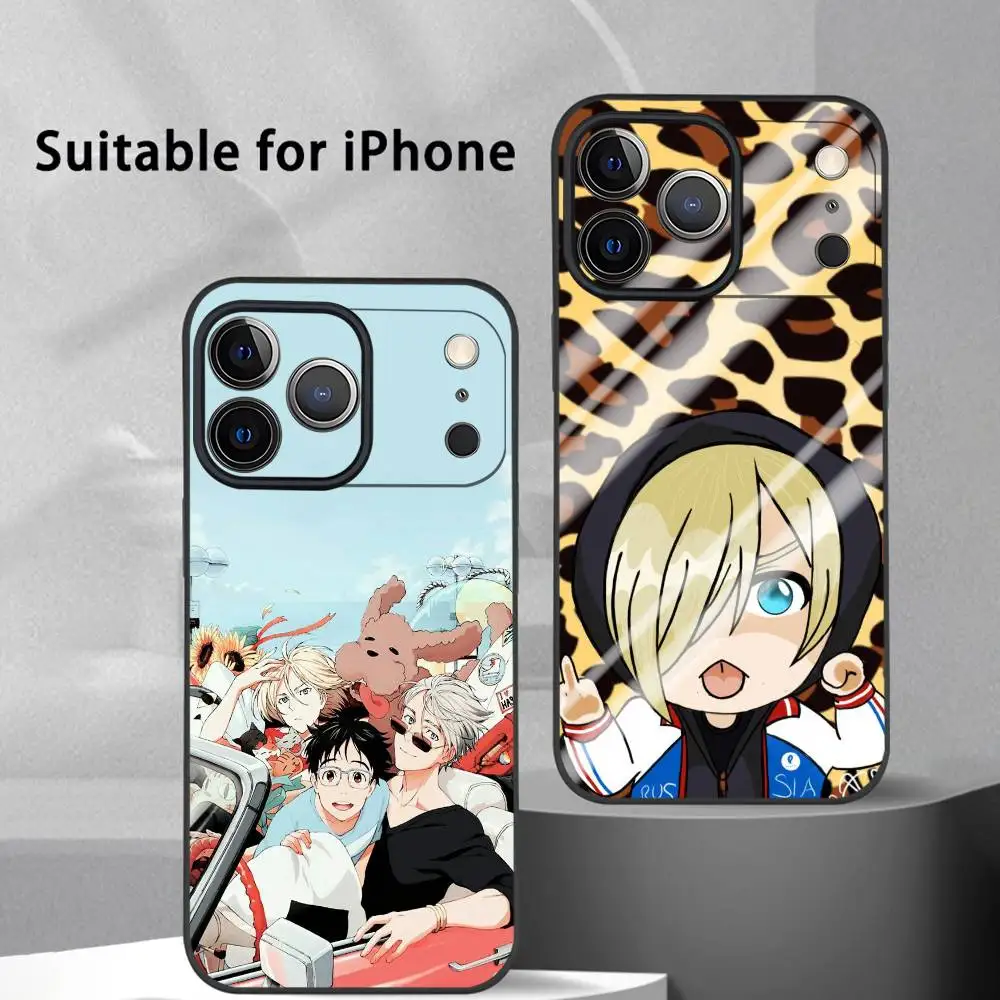 

Cute Y-YuriS On ICEES Phone Case For IPhone 17 16 15 14 13 12 11 Pro Max Plus Mini Black Frosted Soft Shell Funda