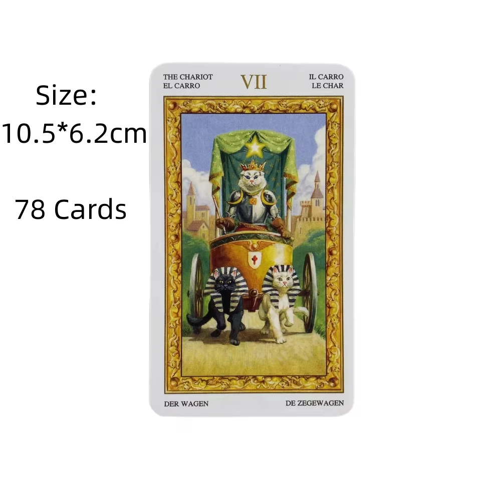 Nuovo gioco da tavolo Tarot of White Cats Oracle Full English Family Party di alta qualità