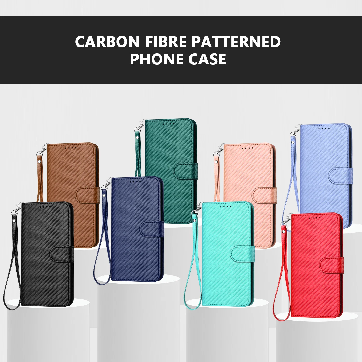 Carbon fiber Leather Wallet Phone Case For Coque Samsung Galaxy S25 S24 S23 S22 S21 S20 Ultra FE Plus S25 Edge Cards Cover Funda
