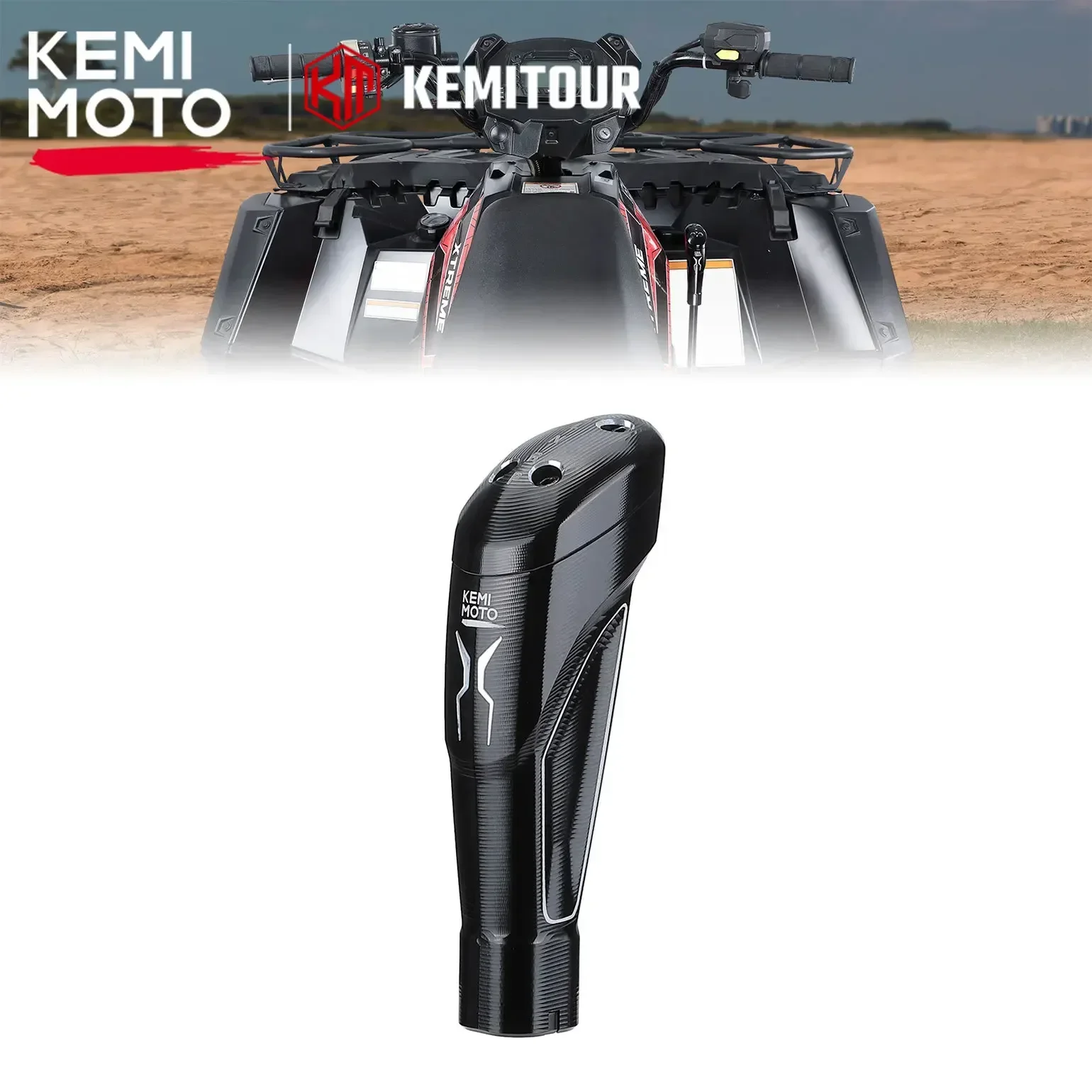 

KEMIMOTO Shift Knob Grip Lever Shift Handle Selector Shifter Compatible with Polaris Sportsman XP 1000 ATV Gear Shift Knob