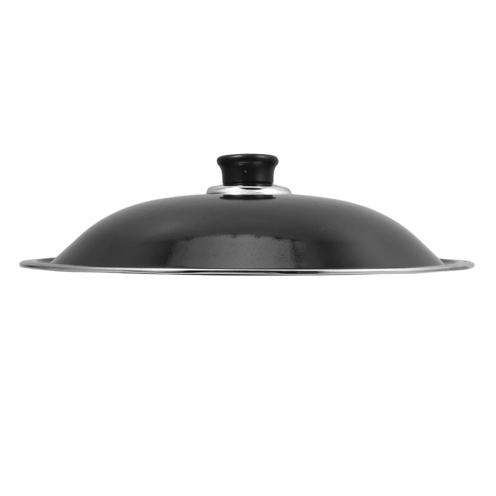 

Universal Enamel Pot Lid Replacement 30cm Black Kitchen Lid Cover for Pots Frying Pans Pot Replacement Lids