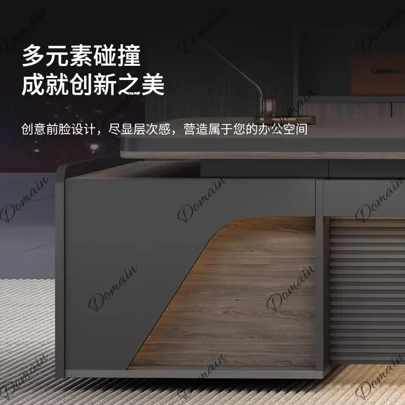 XOffice Work Minimalist Vintage Durable Light Luxury Richly Office Desk Design Exquisite Office Furniture Der Schreib