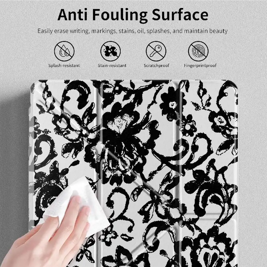 Creative Pattern Art Tablet Case For iPad Pro 13 2025 2026 12th 11th Mini 7 6 5 10th Gen 9th Air 8 M2 M3 3 With Pen Slot Cover