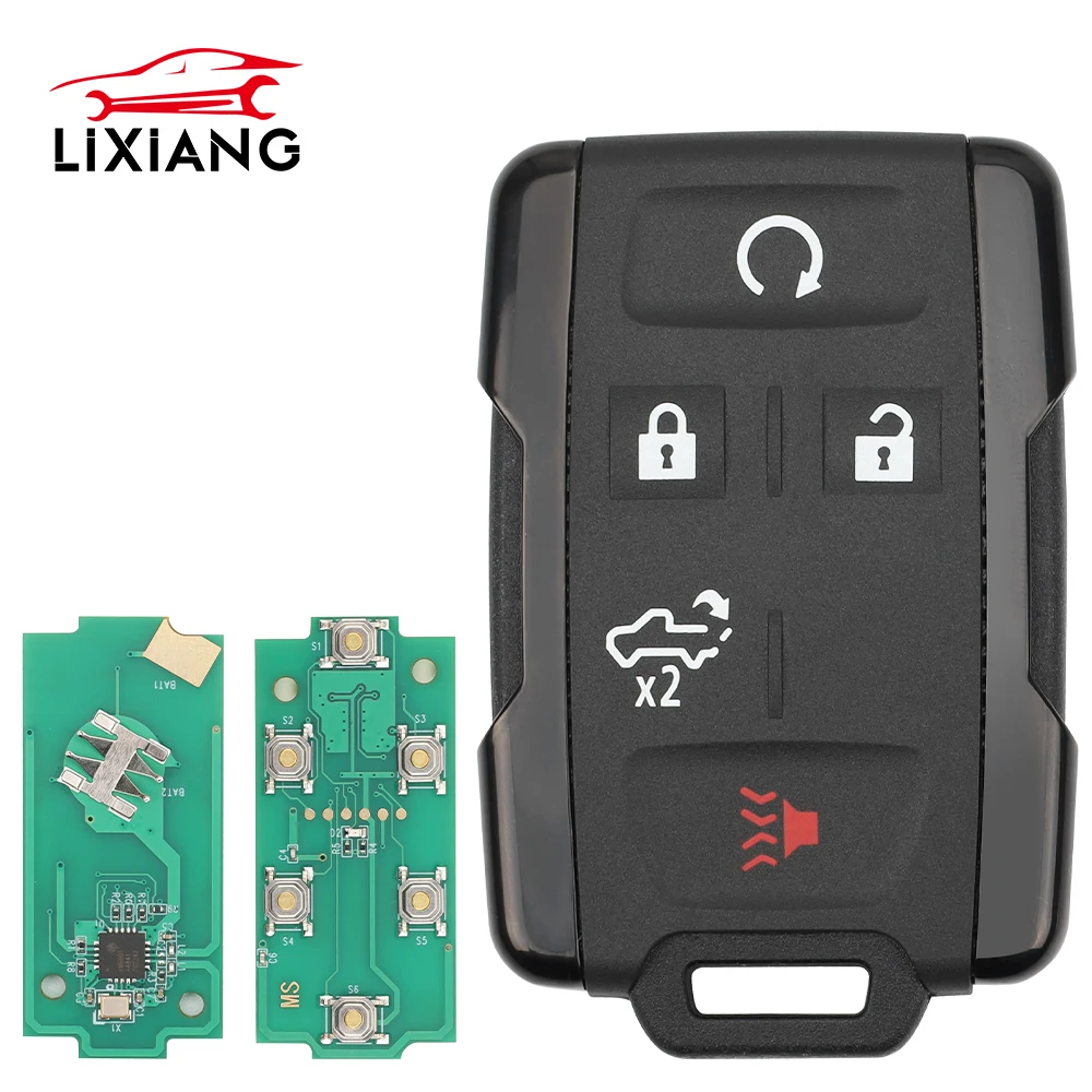 LIXIANG Car Remote Key For Chevrolet Tahoe Colorado Silverado Suburban GMC Canyon Sierra Yukon M3N-32337100 315 M3N-32337200 433