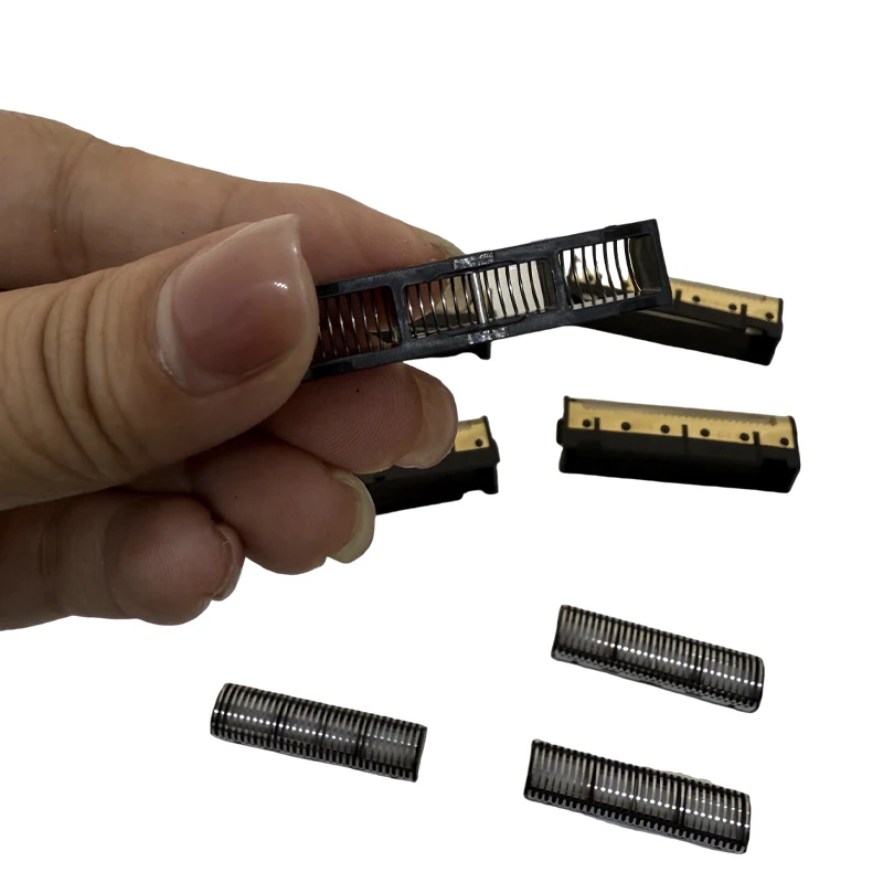 شفرة بديلة لـ Kemei KM-2026/2027/2028 مجموعة شفرات احترافية أصلية رأس سكين وشبكة سكين ملحقات الحلاقة