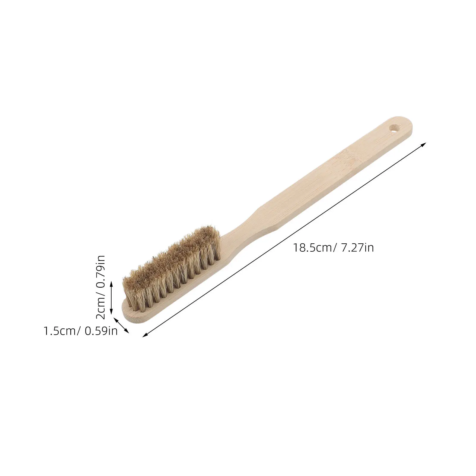 2Pcs Climbing Cleaning Brush Rock Bouldering Chalk Brush Wooden Handle Ergonomic Grip Removes Sweat Mud Chalk Enhances Grip
