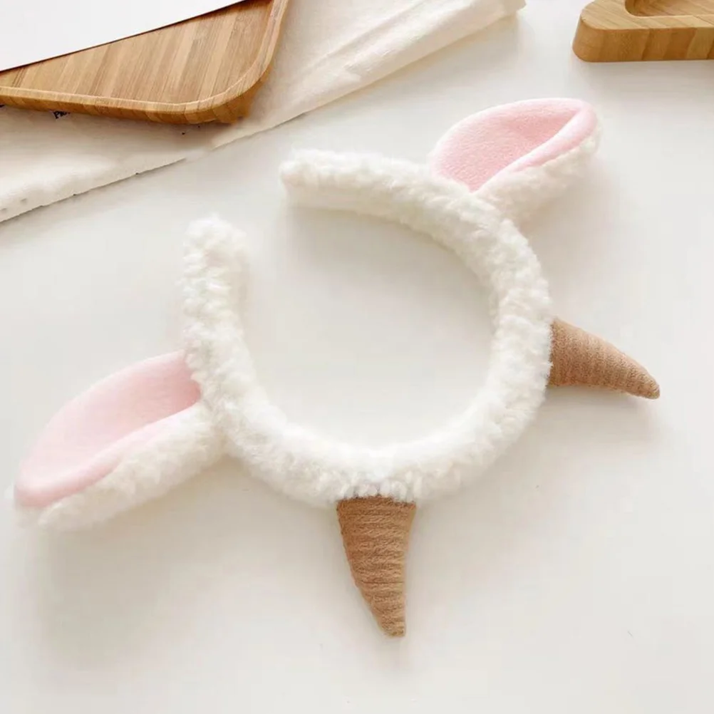 2 Pcs Claw Headband Costume Sheep Ears Headbands for Toddlers Animal Cloth Child