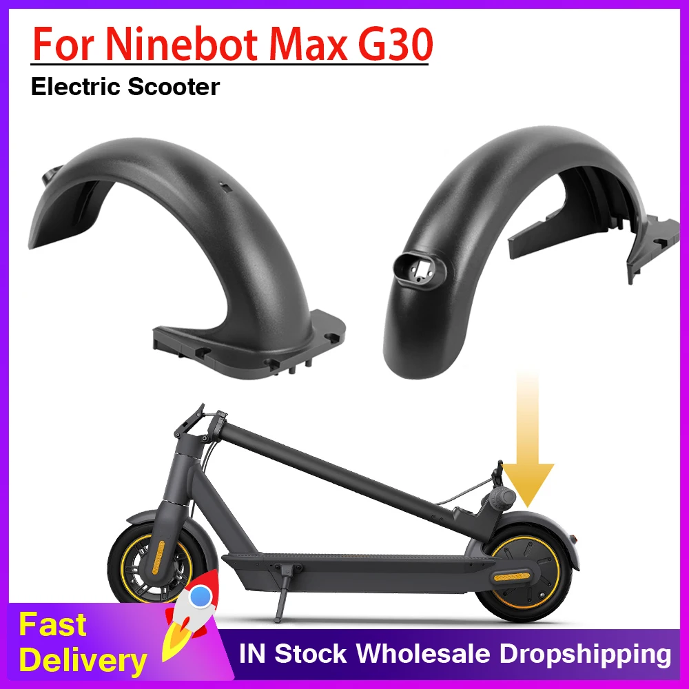 Electric Scooter Rear Mudguard Fenders For Segway Ninebot Max G30 Plastic Water Baffle Rear Shield Tyre Splash Guard Accessories