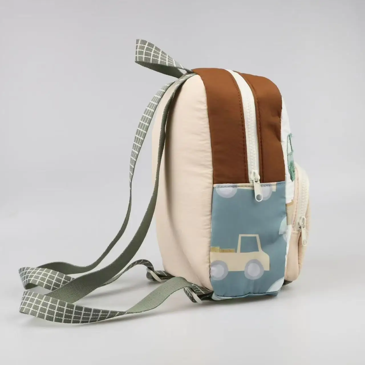 Nowy Dziecięcy Wielofunkcyjny Plecak Śliczny Haft Samochodu Tornister Przedszkolny Chłopcy i Dziewczęta Lekki Plecak