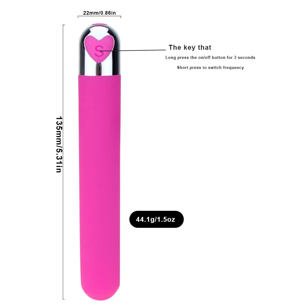 10 Speed Mini Bullet Vibrator for Women Fast Orgasm Clitoris Stimulator Rechargeable Female Masturbation Goods Sex Toy for Adult