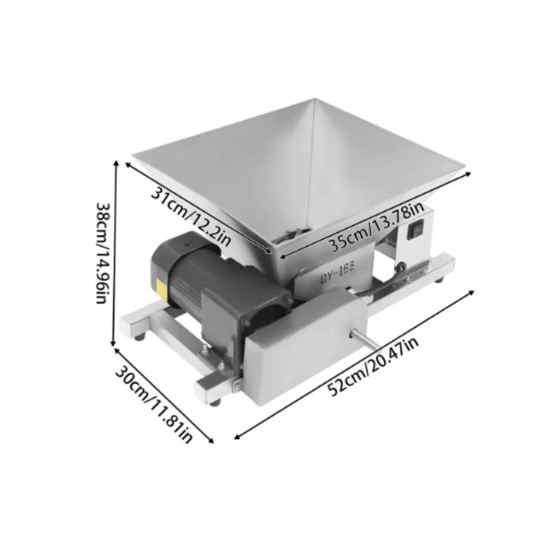 Electric Fruit Crusher Stainless Steel Brown Sugar Apple Grinder Bread Crusher