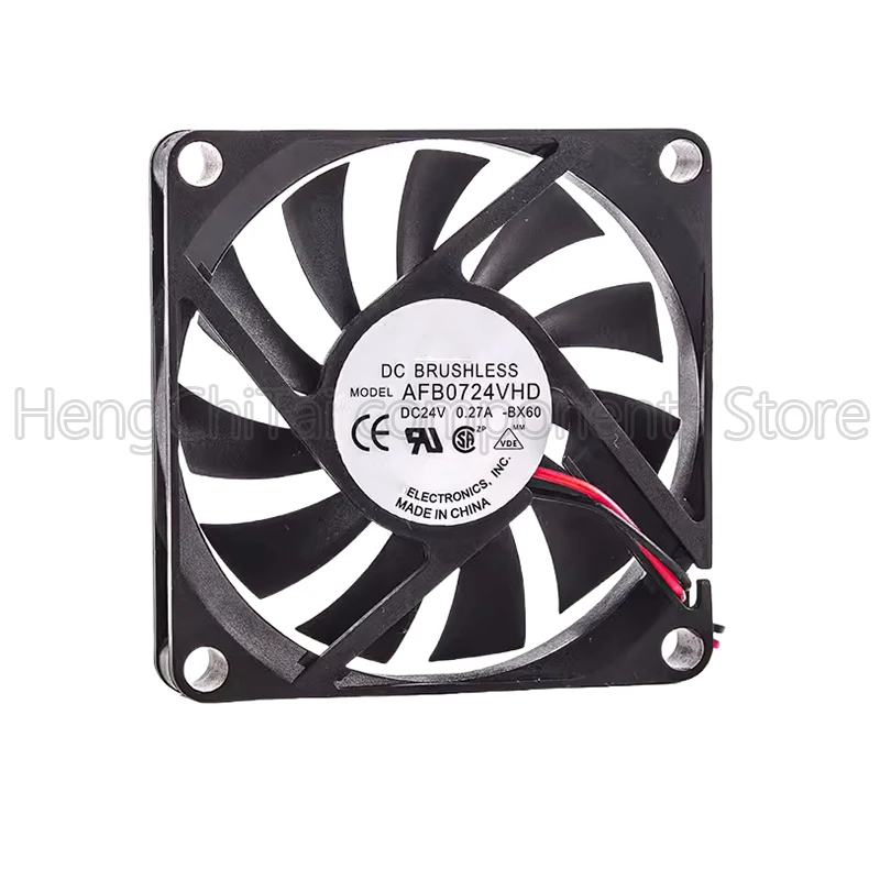 Original 100% Working AFB0724VHD 24V 0.27A 7CM cooling fan