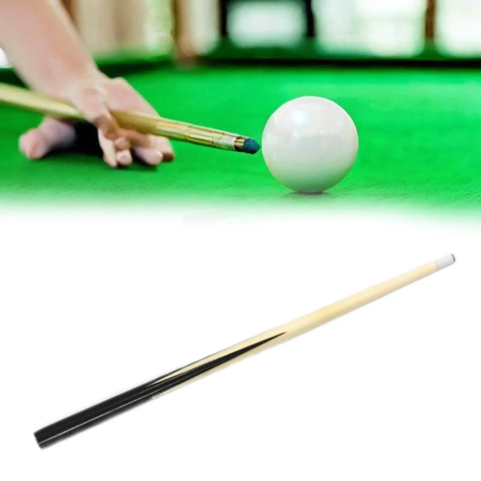

Wooden Kids Pool Cue Lightweight Pool Stick for Children Billiard Training Home Game Beginner