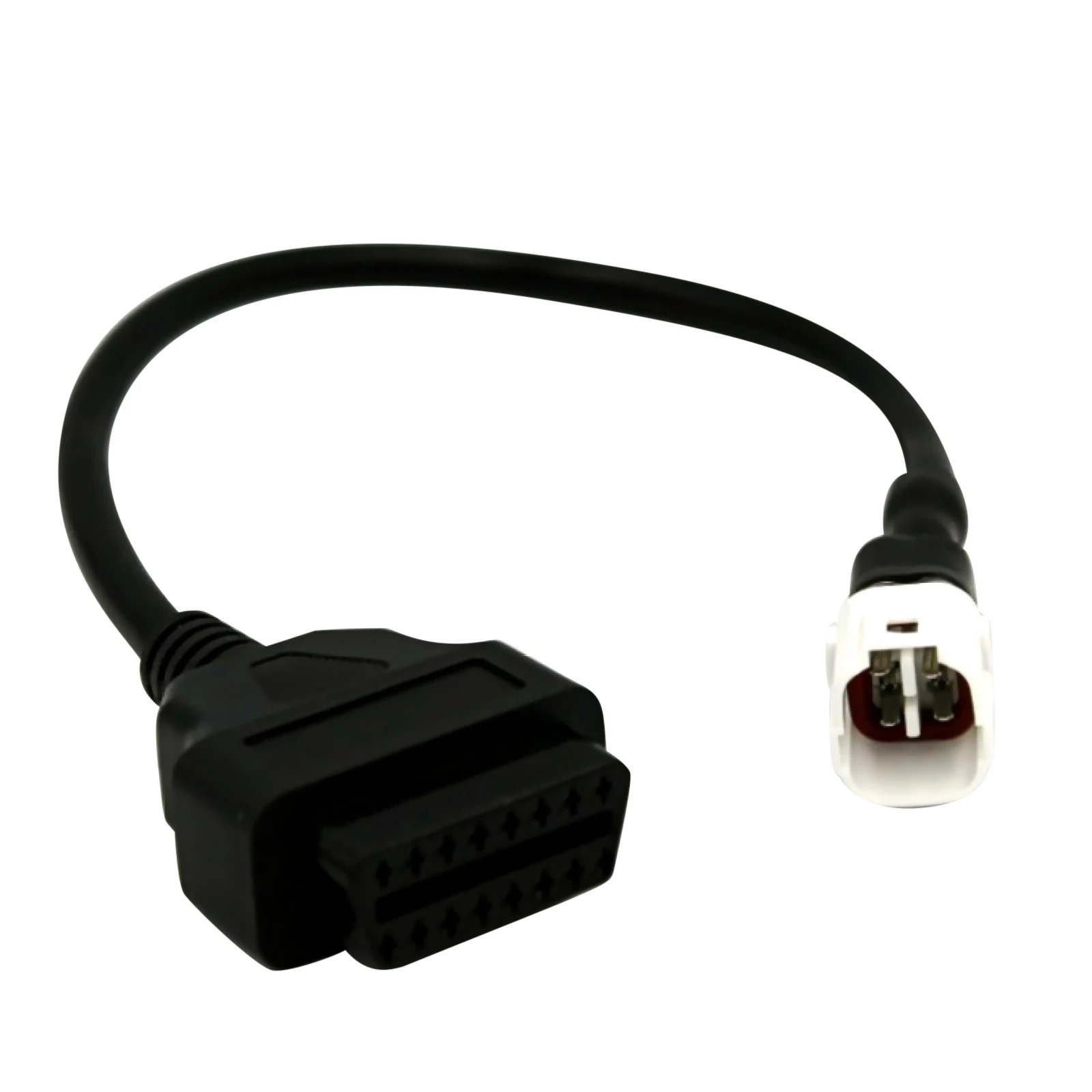 

OBD2 4-контактная розетка на 16-контактный штекер, диагностический штекер, кабель-адаптер для Yamaha, мотоцикла, велосипеда, ATV, диагностический кабель