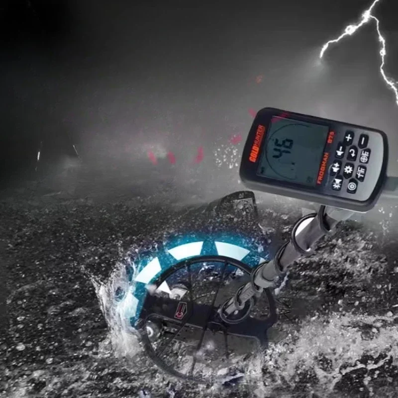 Handheld underground metal detector, digital gold, silver and copper treasure hunting instrument