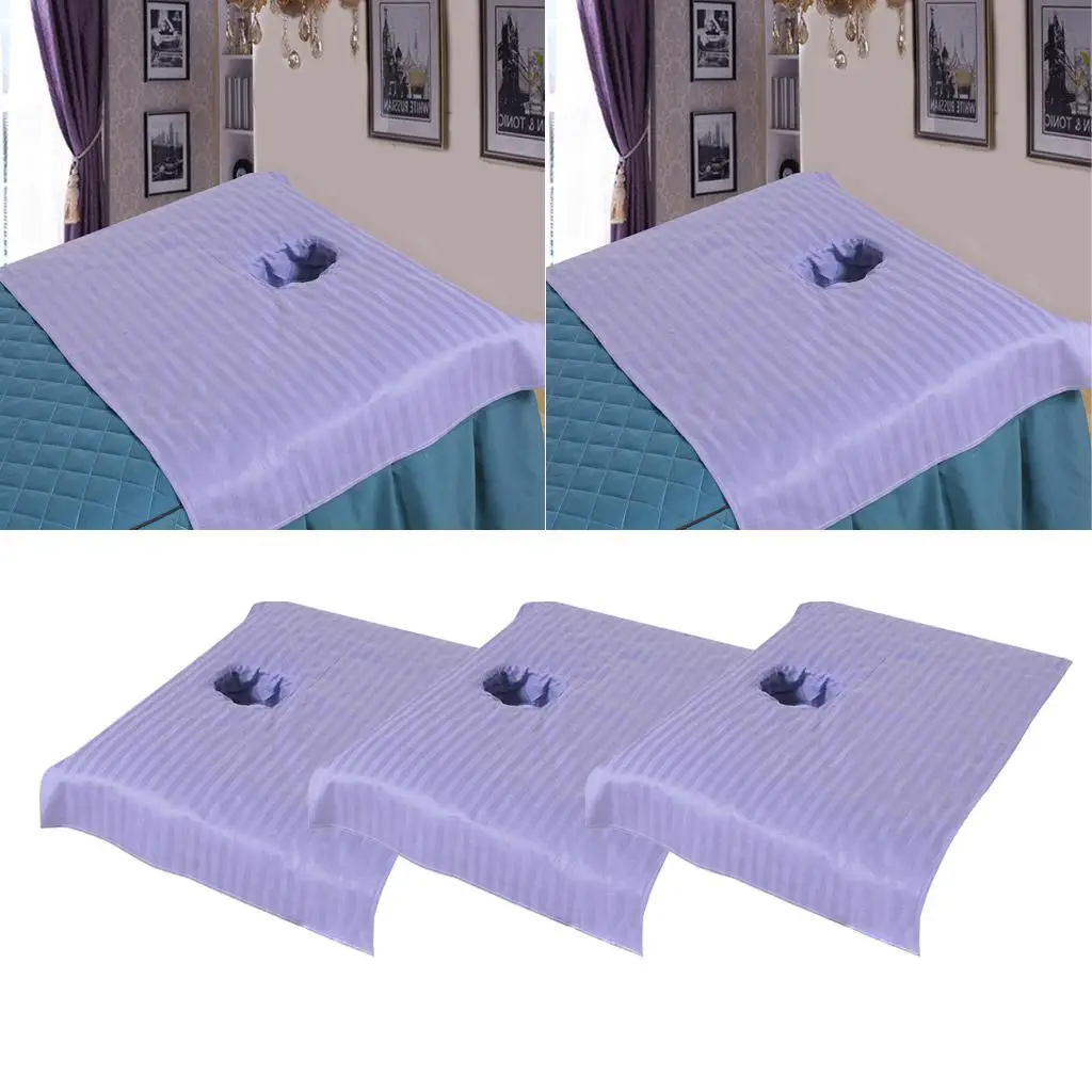 3pcs Soft Cotton Massage Table Sectional Sheet Sectional Towelling Cover with