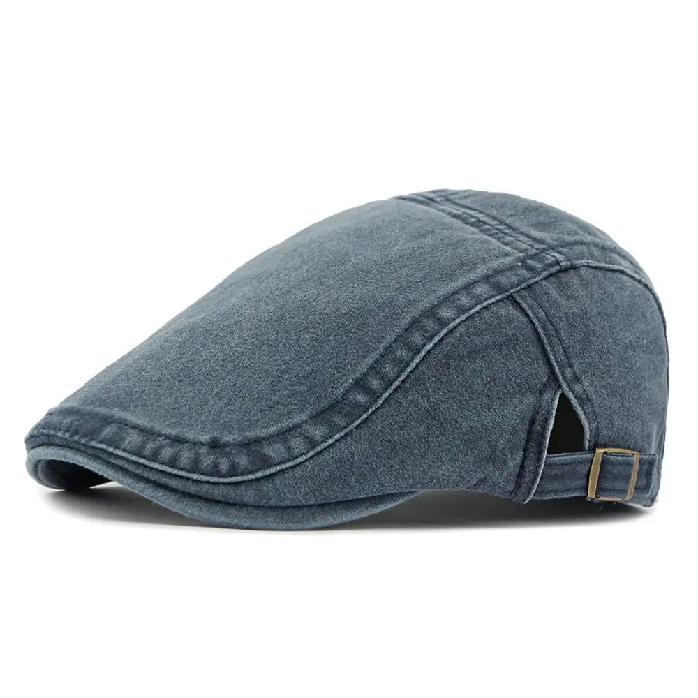 

Vintage Painter Beret Unisex Fashion Flat Visor Cap Spring Summer Retro Berets Casual Solid Newsboy Hat Adjustable Flat Caps