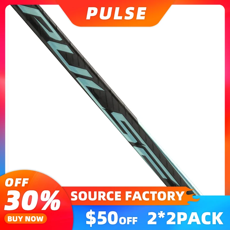 [Pack de 2] personnes âgées [Pulse] Bâtons de hockey sur glace en fibre de carbone ultra légère P28 P88 P92