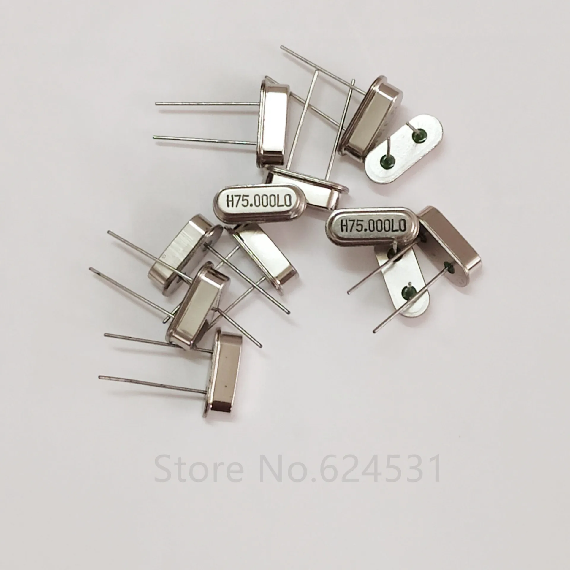 20Pcs/Lot Crystal 75MHZ 75.000M 75M Inline Two Feet HC-49S Passive Crystal Resonator High Quality