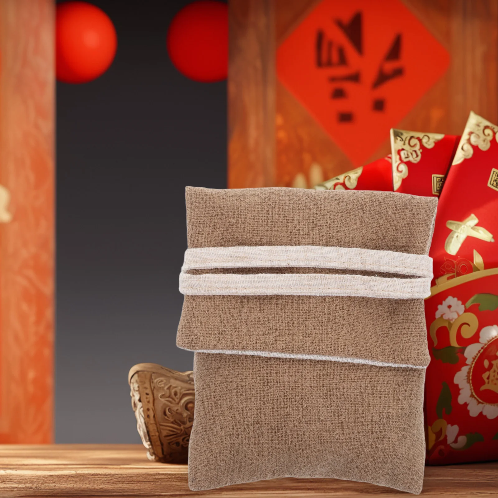 

Cotton and Linen Jewelry Bags Chinese Style Storage Embroidery Bracelet Accessories Earring Pouch for