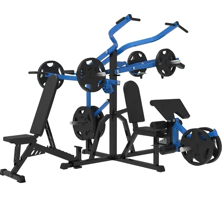 

Gym Fitness Plate Loaded Multi Functional 3 Station Gym Equipment