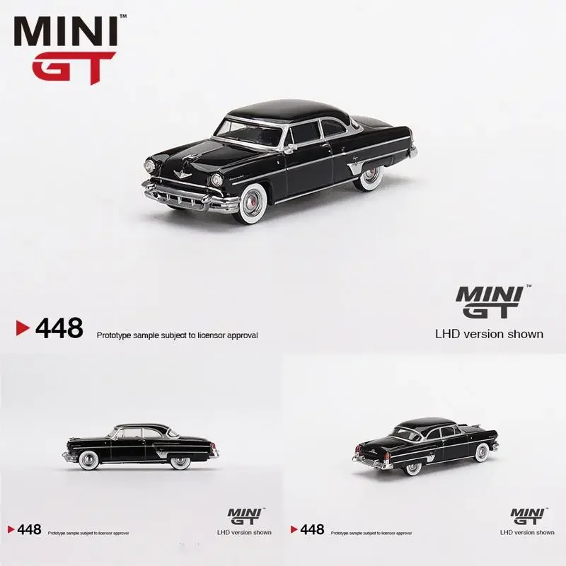 TSM MODELS MINIGT  #448 1:64  Lincoln Capri  1954 Black Diecast Model  Race Car Kids Toys Gift