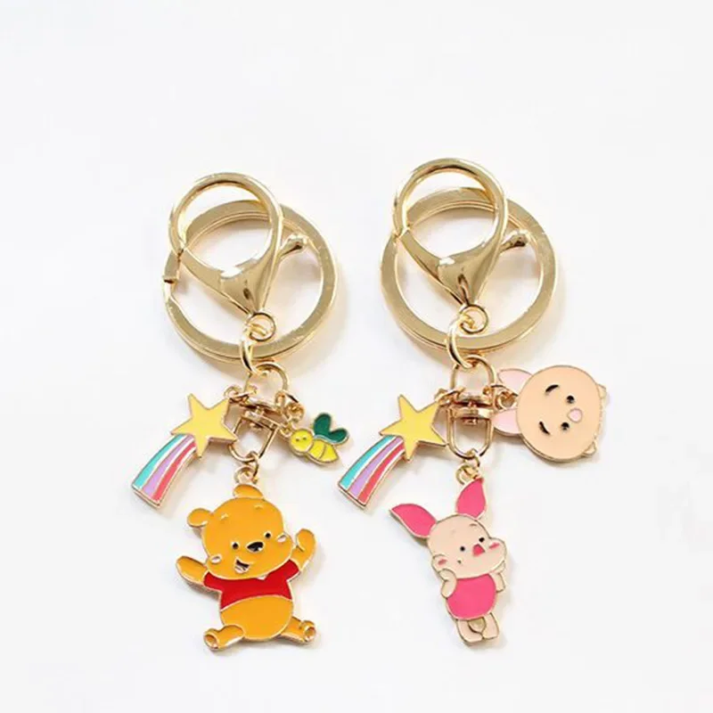 Disney Winnie The Pooh Chaveiro, Pingente De Esmalte De Metal, Tigrão Dos Desenhos Animados, Figuras De Ação Anime, Enfeites De Mochila De Carro Bonito, Presentes Infantis