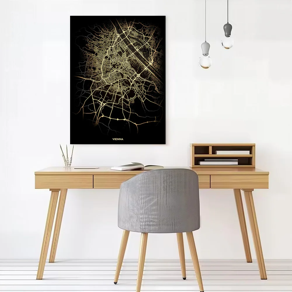 Vienna Printed Canvas Poster Custom Pictures Wall Art Canvas Painting for Luxury Decoration Room Ornaments Home Decorations Arts