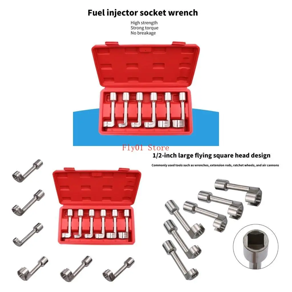 

Professional 6pcs L Hexagon Wrench Set Wear Resistant Automotive Repair Tool Maintenance Tool for Home & DIY Repairs