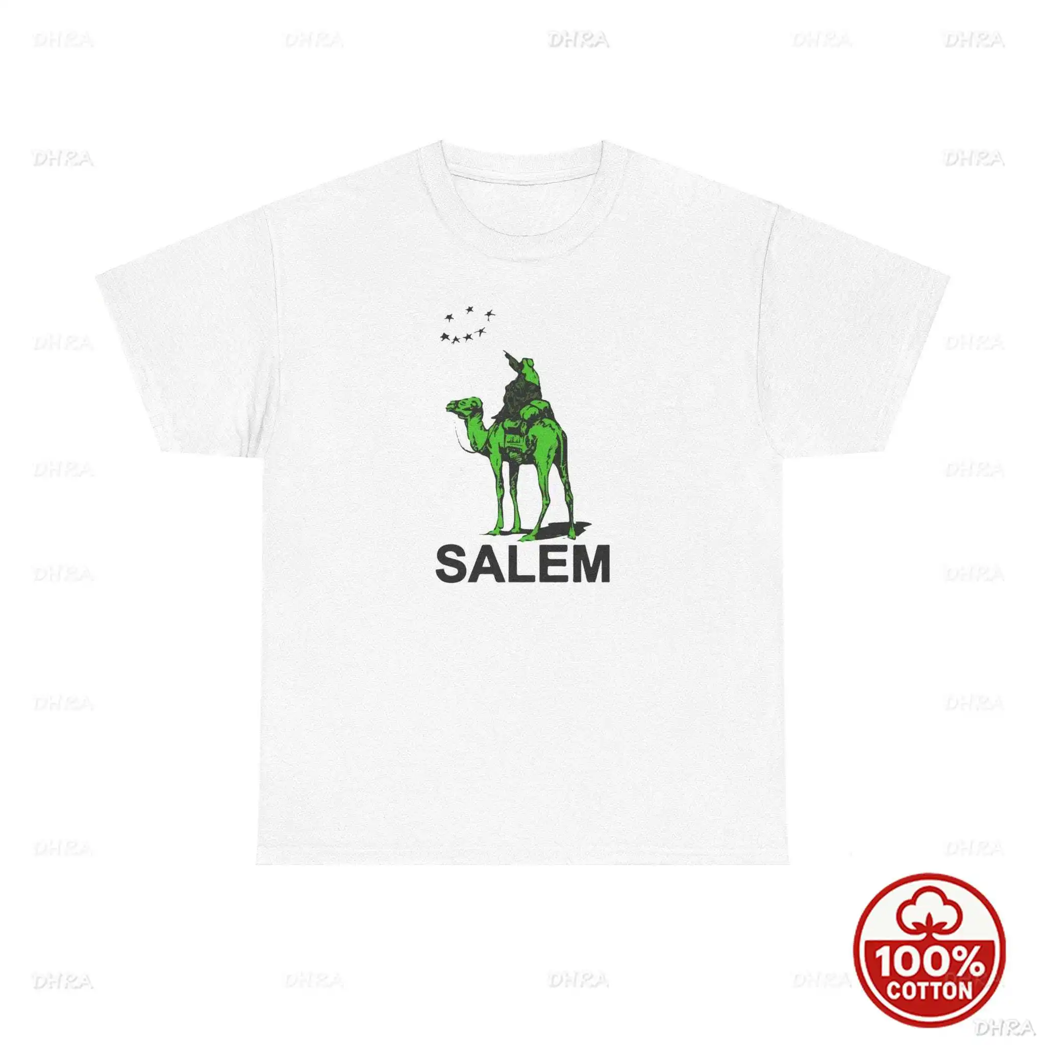 Green Camel Salem T-Shirt Unisex Witch Graphic Cotton Tee