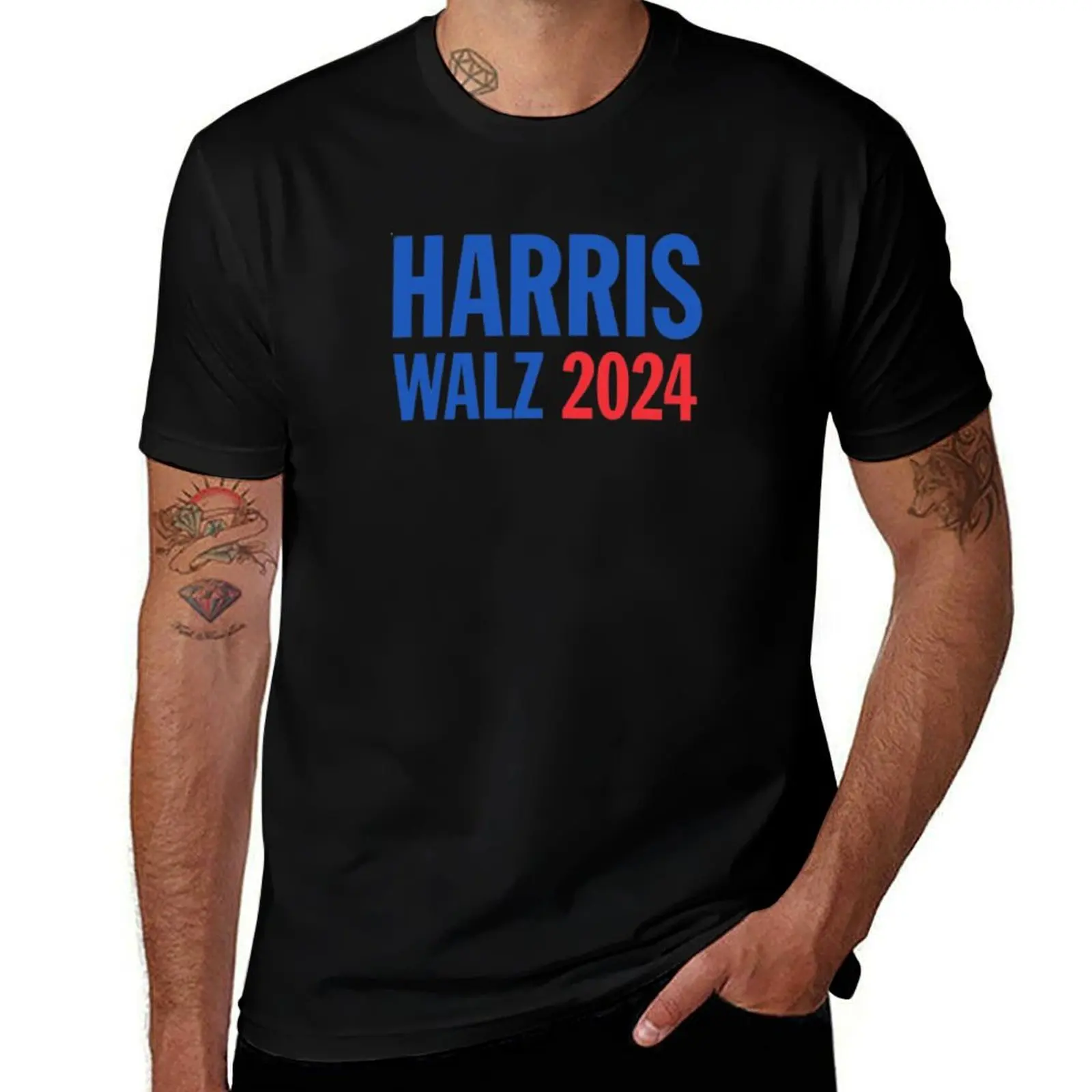 

Harris Walz 2024 T-Shirt vintage anime tops vintage clothes luxury clothes men