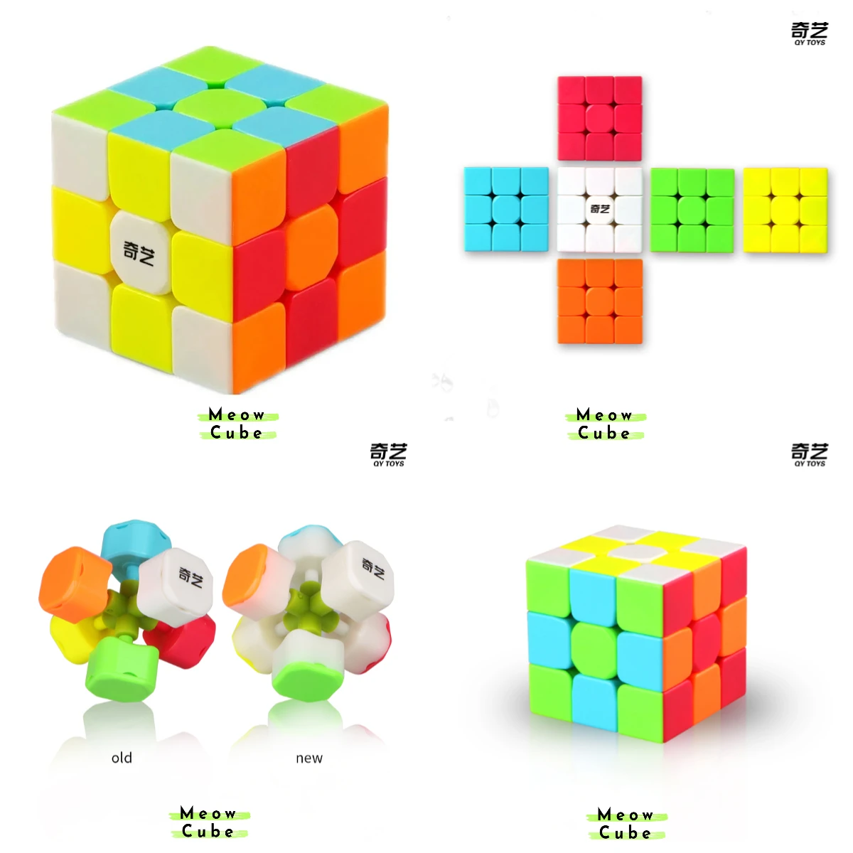 

[MeowCube] QiYi Warrior S 3x3 Magic Cube 3x3 Speed Cube Hands-on QiYi Warrior W Magic Cubo Профессиональная скоростная головоломка для соревнований