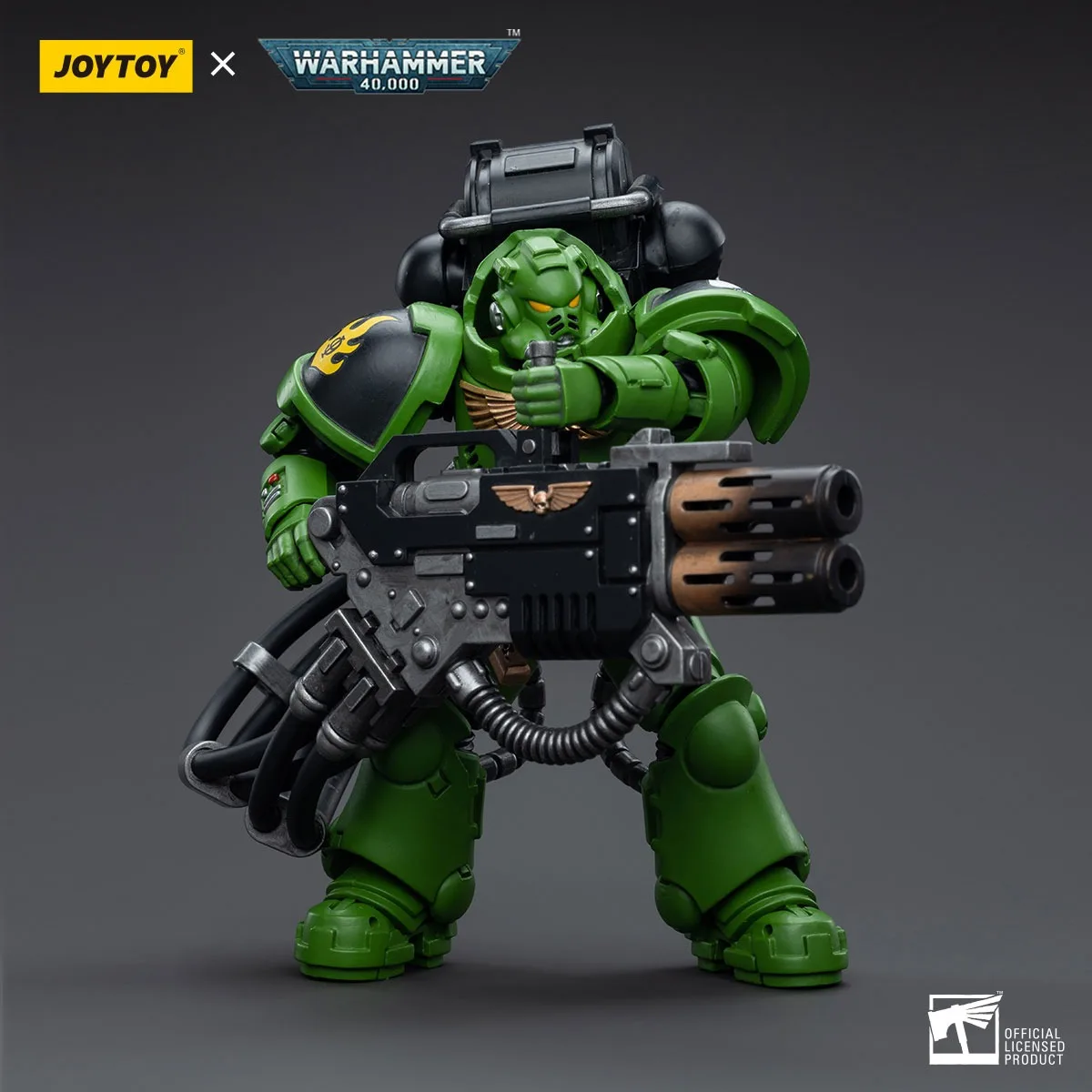 JOYTOY Warhammer 1/18 Figuras de ação Salamandres Eradicators Irmão Xavak Modelo Toy Boy Presentes 3,75 polegadas