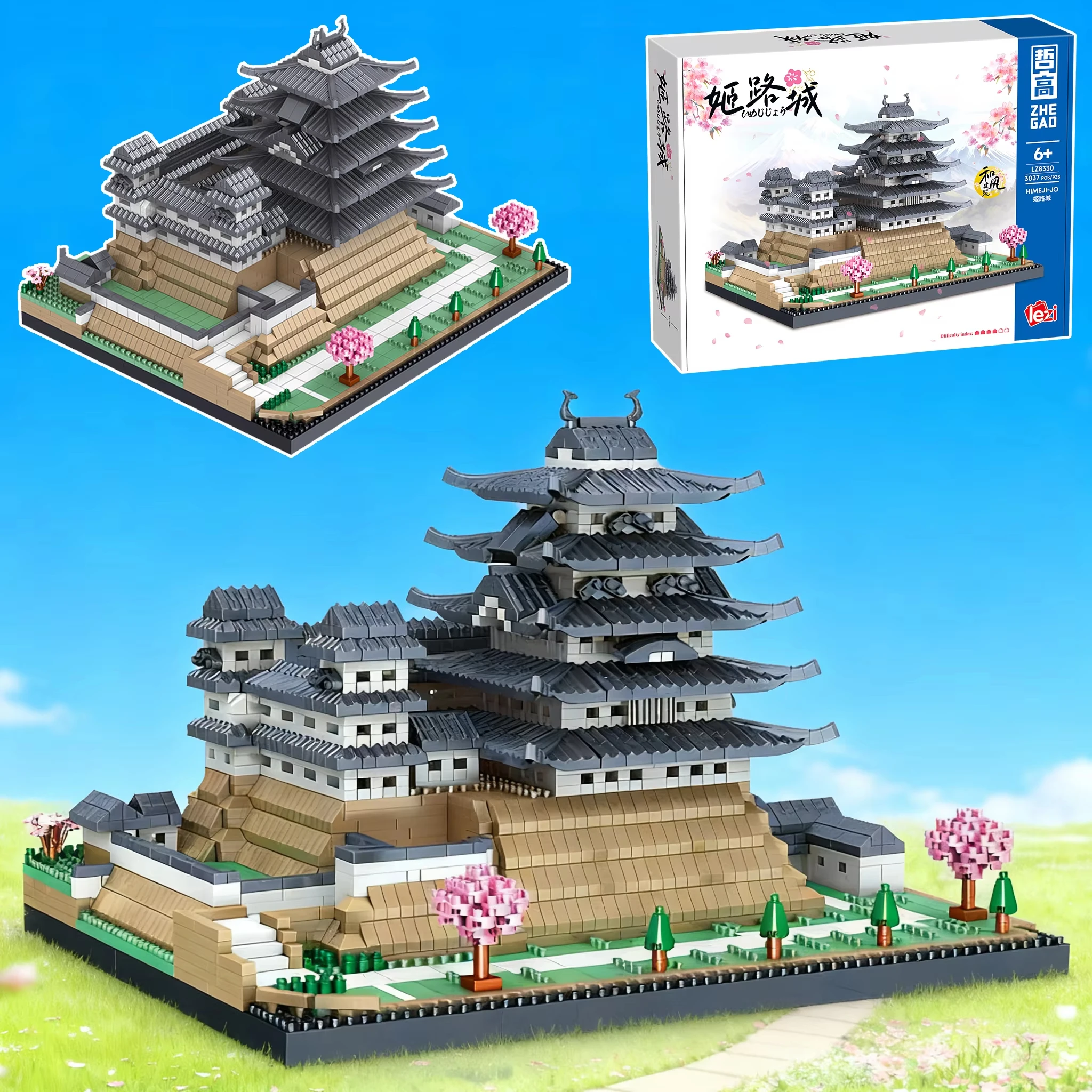 

2660 Particle Castle and Venue Creative Building Blocks Building Models Toys Children Adult Birthday Gifts