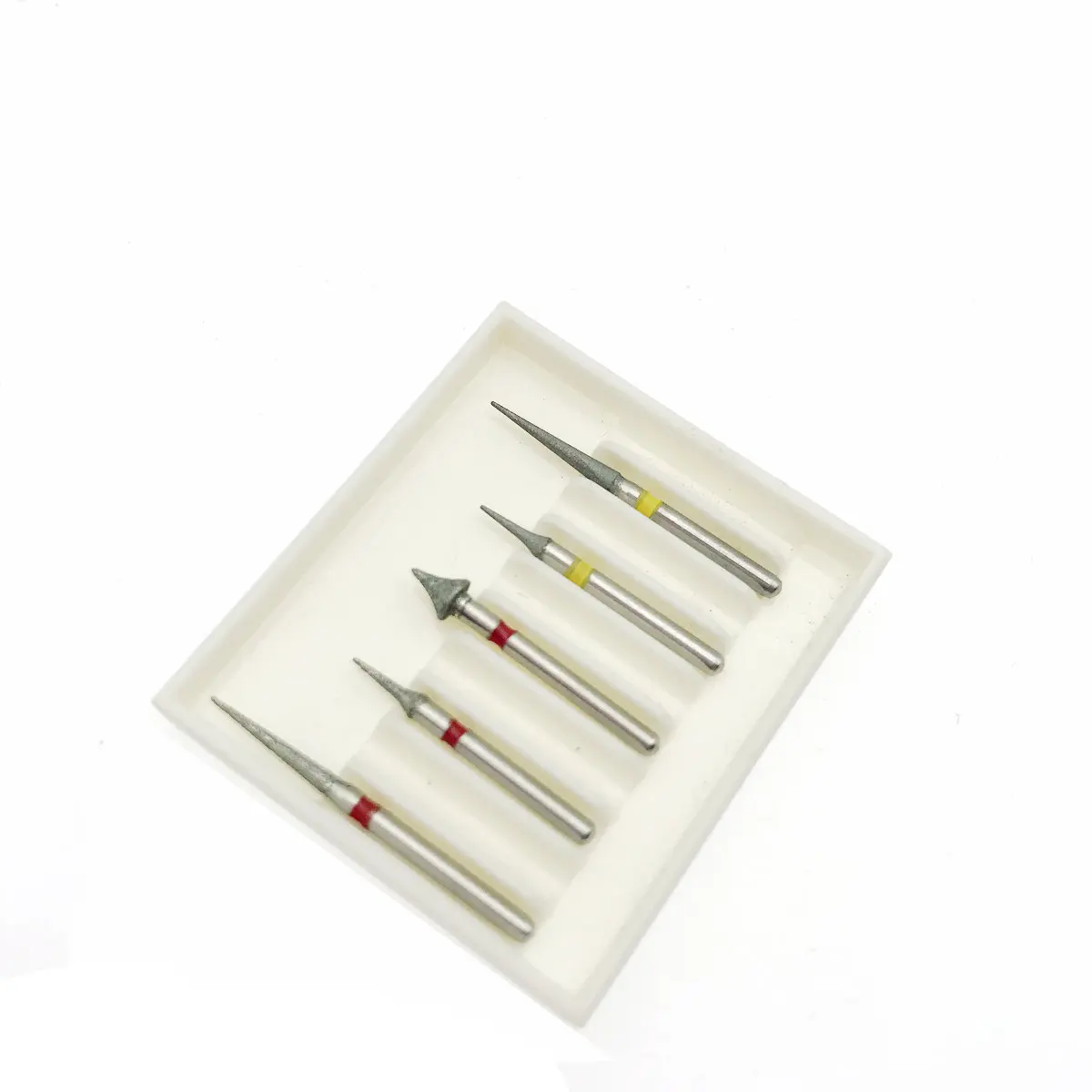 Dental Interproximal Enamel High Speed Diamond Burs Tooth Drill Set 5pcs/kit