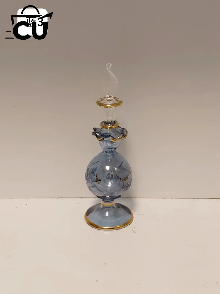 Egyptian Flavor Bottle, Handmade Perfume Bottle Glass Bottle, Exquisite Thick 14-17 Cm