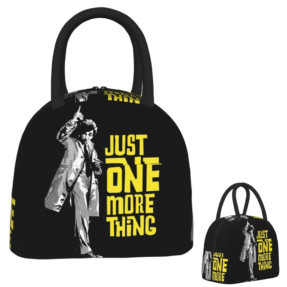 

Columbo - Just One More Thing Изолированная сумка для обеда для женщин и детей Портативные коробки для еды Термальный ланч-бокс Tote