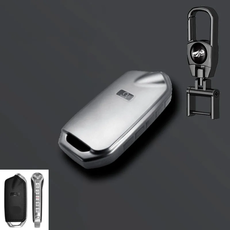 7 Button Smart Key Keyless Tpu Car Key Case Cover for Kia K9 2021 2022 Car Accessories Key Cover Keyring Keychain Key Holder