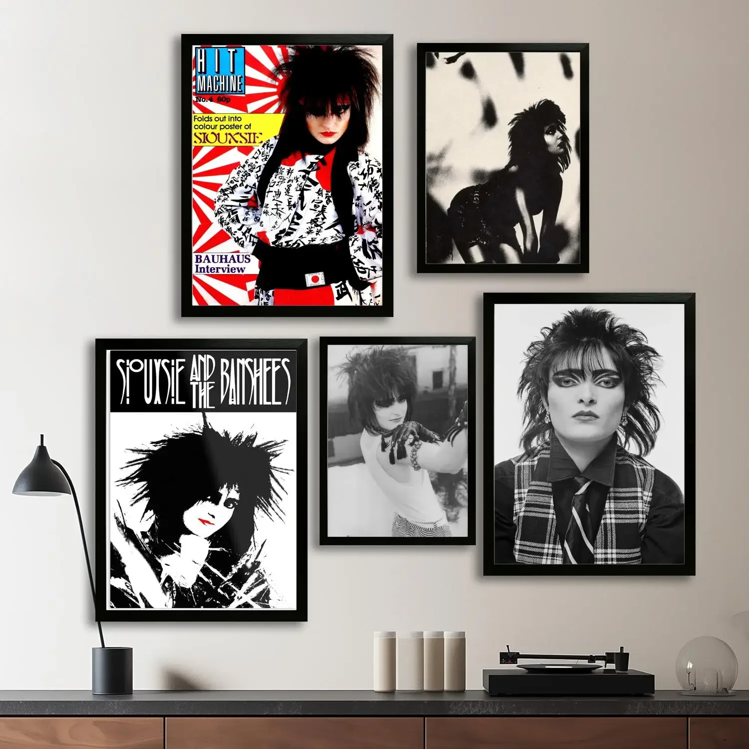 Siouxsie Sioux Canvas Art Poster, Wall Art Picture Print, Modern Family Bedroom Decor Posters,Decorative painting