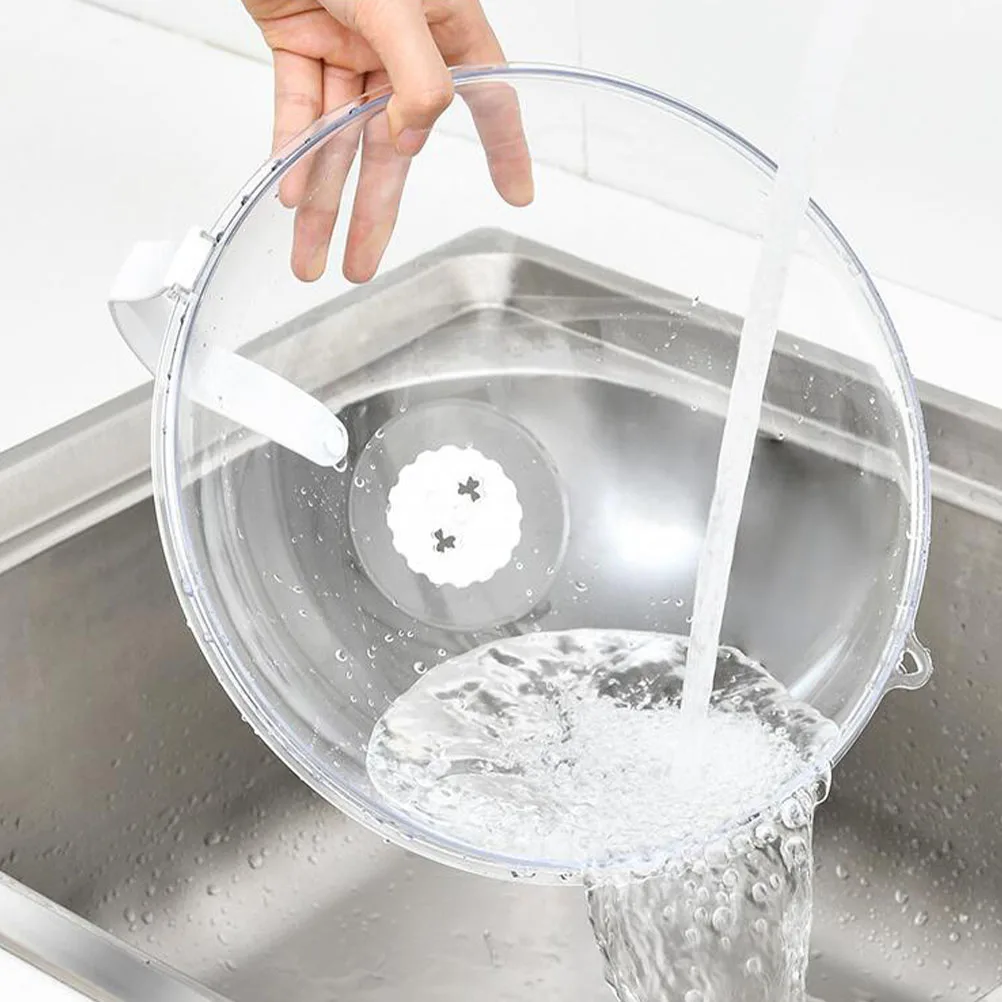 

Splashproof Microwave Cover Heat Resistant Food Lid Transparent Plate Guard Oven Splatter Proof Home Kitchen Accessories Keeps