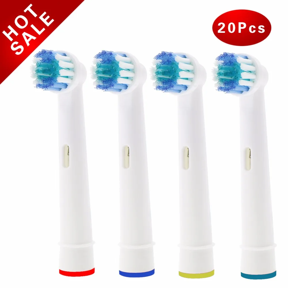 20 Pcs Electric Toothbrush Heads for Oral-B nozzles Advance Power/Pro Health/Triumph/3D Excel/Vitality Precision Clean