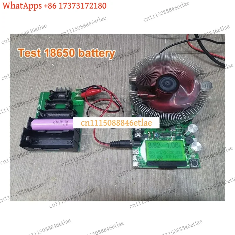 A06K Battery Tester Case 4 2 Wire Terminal 18650 26650 14505 14340 14250 Holder Storage Box for DL24P Test Fixture
