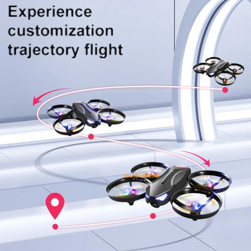 6K 360° Protection WIFI Real Time Remote Control RC Quadcopter 2.4G 200M Colorful Light Headless Height Hover FPV RC Drone Toy