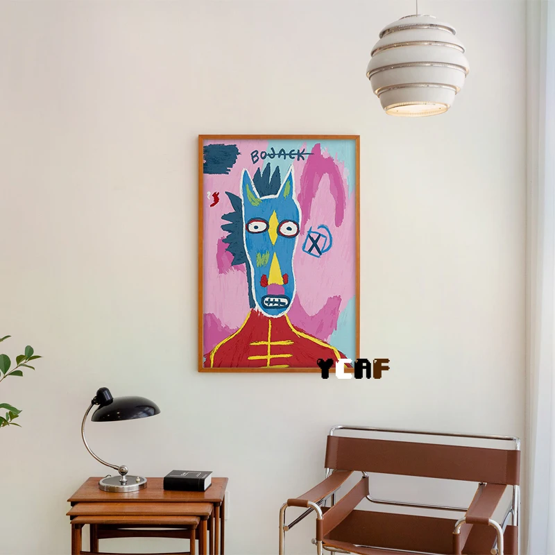 Divertente Anime Cartoon Bojack personaggi citazioni Poster stampa su tela Bojack divertente Wall Art Decor Home Living Room Bar Wall Decor