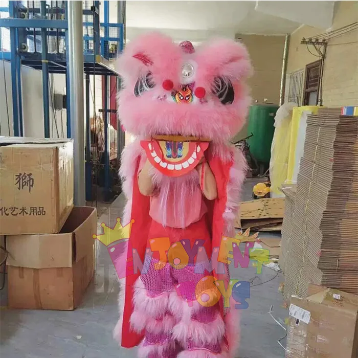 Global Hot Selling Products Chinese New Year Adult Lion Dance Wool Props Plush Single Person Performance Costumes