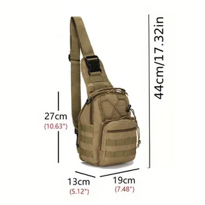 Taktische Aufbewahrungstasche für Männer und Frauen, Crossbody -Taschen, Freien, Militär, Sport, Reisen, Schulter, Spaziergänge, Campingausrüstung 12 Hauptteile der militärischen Taschen - №3